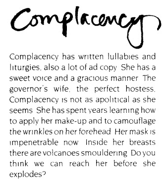 Complacency